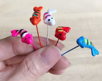 5/10 Miniature Goldfish for decorate Fairy Garden,Fairy Garden Decoration,Goldfish,Clay Goldfish,Miniature Fish