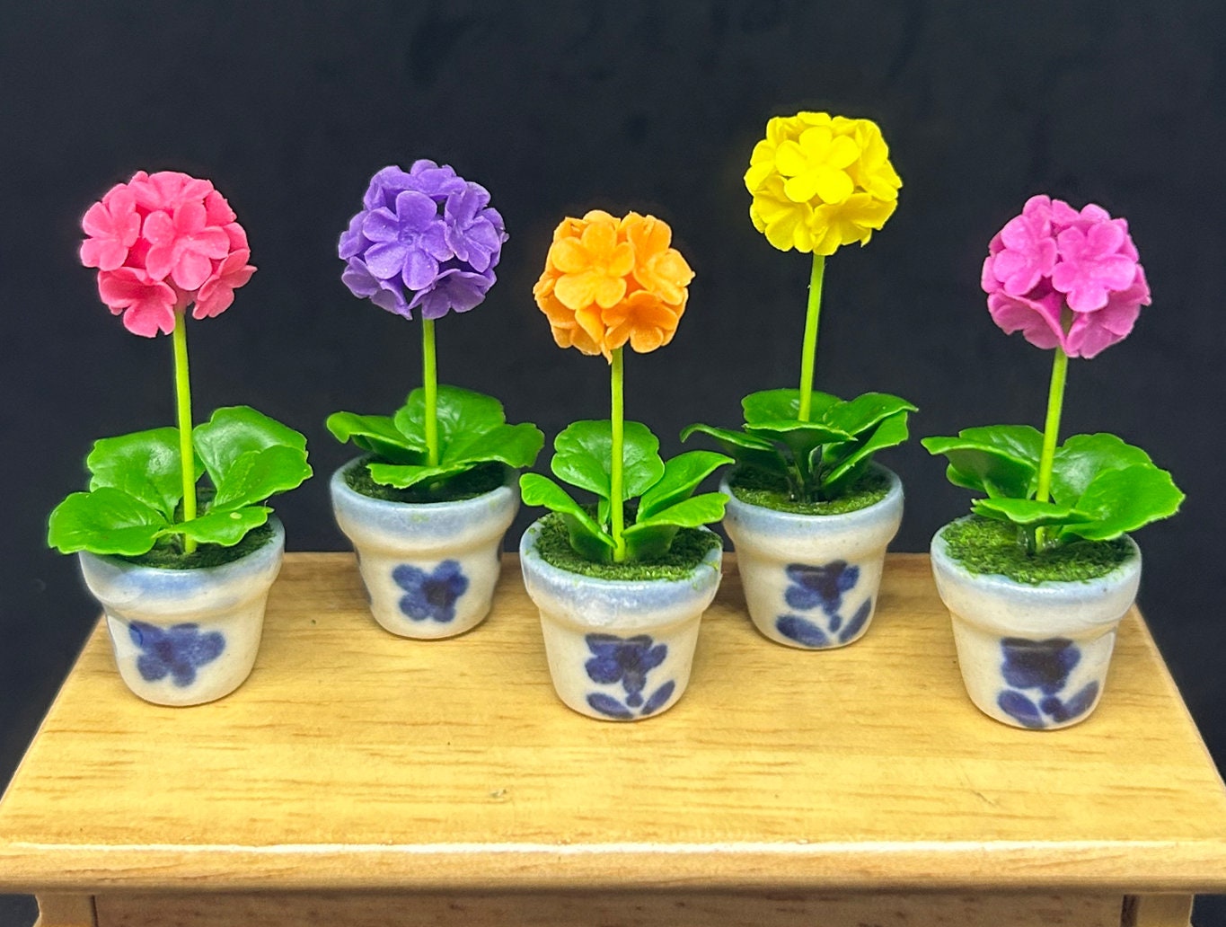 Miniature Flower,Miniature DIY Flower,Dollhouse Flower,Miniature Garden,Dollhouse Flower Clay,Flower,Mini Flower