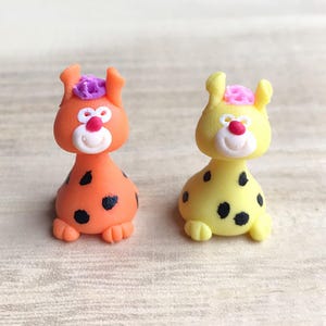 Miniature Giraffe,Little Giraffe,Tiny Giraffe,Small Giraffe,Miniature Animal,Dolhouse Giraffe,Dollhouse Animal,Handmade Clay