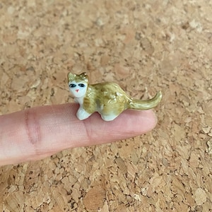 Miniaturkatze,Miniaturtier,kleine Katze,Kitty,Puppen und Miniatur,Puppenhaus,Katze,handgemacht,Geschenkidee,Miniatur Kitty,Katze