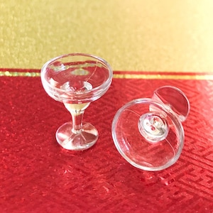 1 pcs.Miniature clear Acrylic Wine Glass,Miniature Cocktails Glass,Miniature Clear Acrylic Glass,Dollhouse Glass,Dollhouse Cocktai
