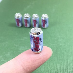 Canettes de coca miniatures,Canettes miniatures,Coke maison de poupée,Boisson miniature,Boisson miniature,Coca-cola miniature,CN006