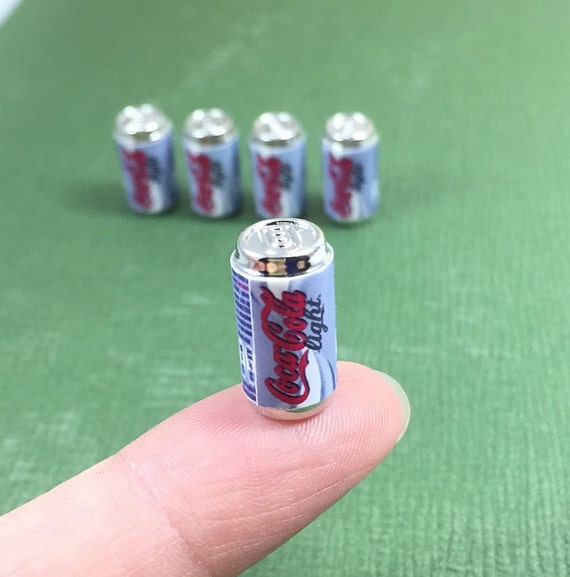 ミニチュアコーラ缶、ミニチュア缶、ドールハウスコーラ、ミニチュア