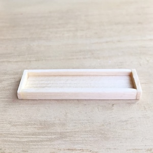 Miniatur Holztablett,Miniatur Tablett,Miniatur Essen Tablett,Puppenhaus Tablett,Puppenhaus Miniatur