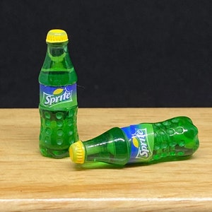 5 oder 10stk. Miniatur Sprite Flasche,Miniatur Fanta,Harz Flasche,Miniatur Süßigkeiten,Miniatur Cola Flasche