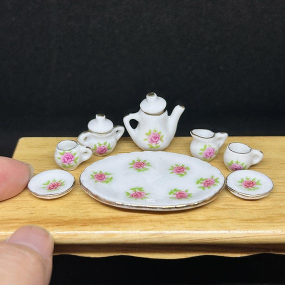 Tazza Da Caffè In Miniatura Scala 1:12 Con Cucchiaio – Accessorio In Resina Per Casa Delle Bambole, Diorami E Scene Fai Da Te - 5