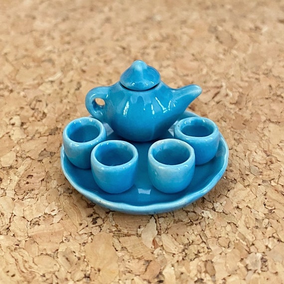 ミニチュア　ティーポット Miniature Tea Set,miniature Chinese Tea Set,miniature Drink,dolls