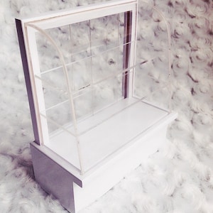 Miniatur Vitrine,Miniatur Möbel,Miniatur Vitrine,Holzschrank,Puppenhaus Möbel,Bäckerei Möbel,DIY