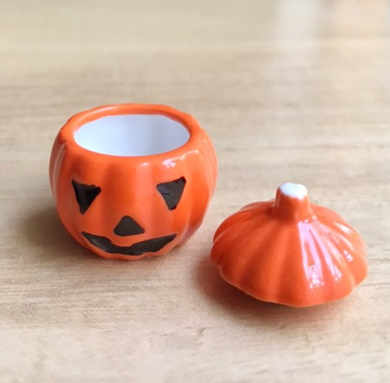 Miniature Halloween Vaseceramic Pumpkin Vase Etsy
