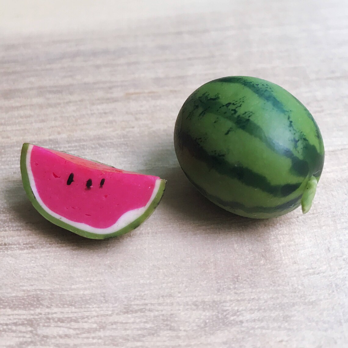 Miniature Watermelon,miniature Fruit,dollhouse Fruit,dollhouse ...