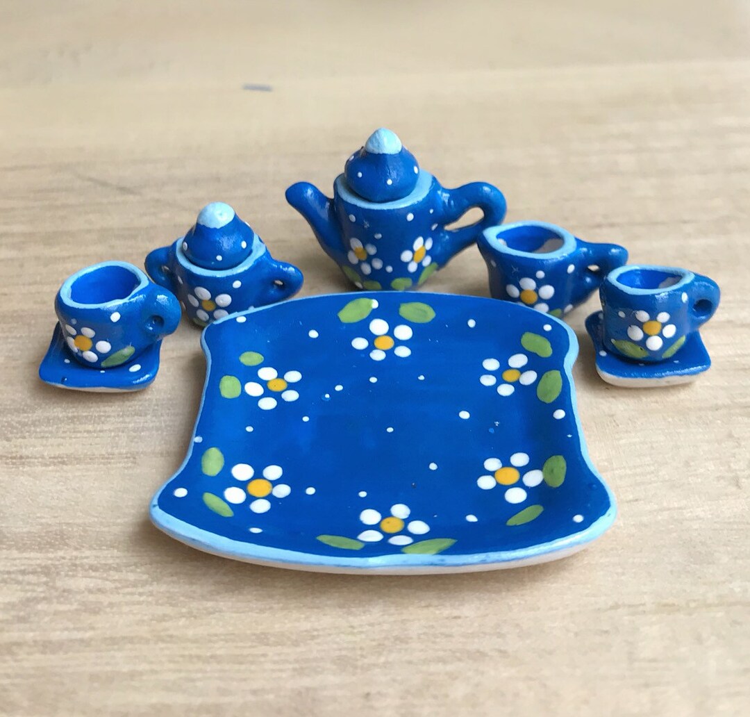 Miniature Tea Setminiature English Tea Setminiature Etsy