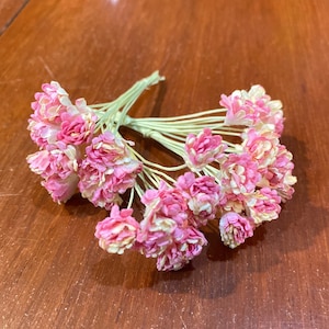100Pcs.10mm.Gypsophila de papel de morera en miniatura, flor de papel en miniatura, Gypsophila de papel de morera,Gypsophila en miniatura,idea de artesanías de bricolaje