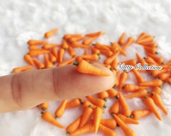 Miniature Carrot,Handmade Carrot, Miniature Vegetable, Mini Carrot, Miniature Easter Carrot, Easter Project, VG010