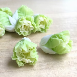 2/5/10Pcs. Miniature Chinese Cabbage, Miniature Vegetable, Dollhouse Vegetable, Dollhouse Cabbage, Chinese Cabbage,VG016