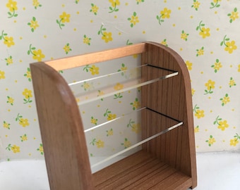 Mobile Vetrina In Legno In Miniatura Scala 1:12 - Stile Antico Per Casa Delle Bambole