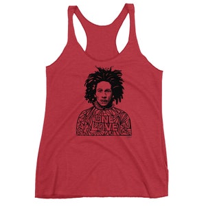 Bob Marley One Love Women&#39;s Racerback Tank