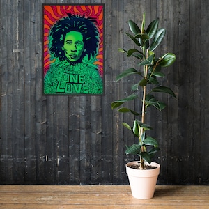 Bob Marley Framed Poster - Bob Marley, Reggae, Rasta, Marley, Bob Marley Art, Bob Marley Canvas, Bob Marley Wall Art, Reggae Wall Art