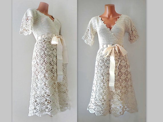 simple cotton wedding dress
