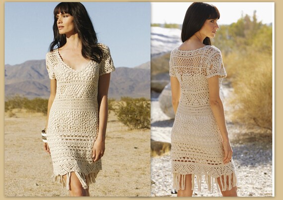 boho crochet dress