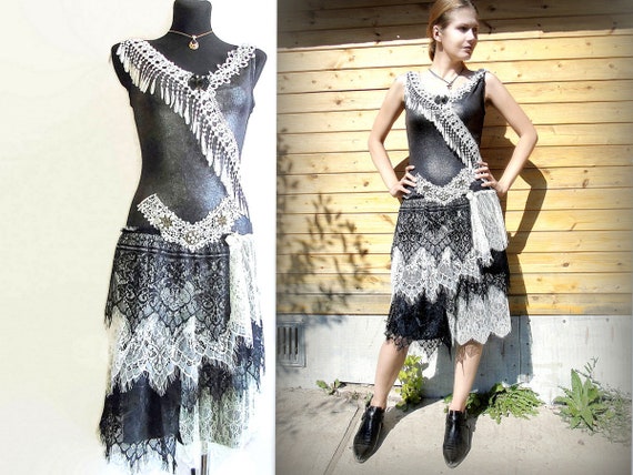 great gatsby lace dress