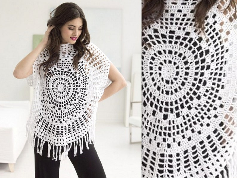 plus size white boho top