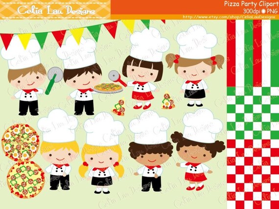Chef Clipart Pizza Party Little Clip Art And Chef Clipart Pizza Party Little Clip Art And