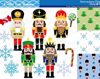 Nutcracker clipart , Christmas Digital Clip art, Christmas graphic for Personal and Commercial Use/ INSTANT DOWNLOAD (CG176)