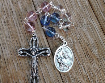 St Gerard Majella Chaplet, Pregnancy gift for expectant mothers, Patron Saint of pregnancy, childbirth, pro life, motherhood