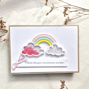 Moederdagkaart, cadeau voor mama, ik denk aan je, dankbaar voor mama, dierbare mama, moeder, milieuvriendelijke verjaardagskaart, Daisy Card
