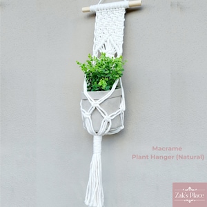 Handmade Macrame Plant Hanger, Macrame Plant Hangers, Plant Hanger Accessories, Hanging Planter, Indoor Planter, Pot Plant Hanger,