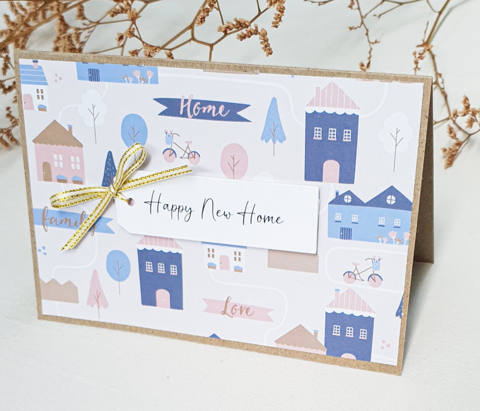 Happy New Home Card, Home Sweet Home Card, Handmade New Home Card ...