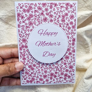 Mother's Day Card, Gift for Mum, Thinking of you, Grateful for Mum, World's Greatest Mother, Mother, Eco-friendly Birthday Card, Daisy Card