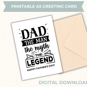 Printable Father&#39;s Day Card | Happy First Father&#39;s Day Card | | Instant Download | Happy Father&#39;s Day Card | Card for Dad | Father&#39;s Day