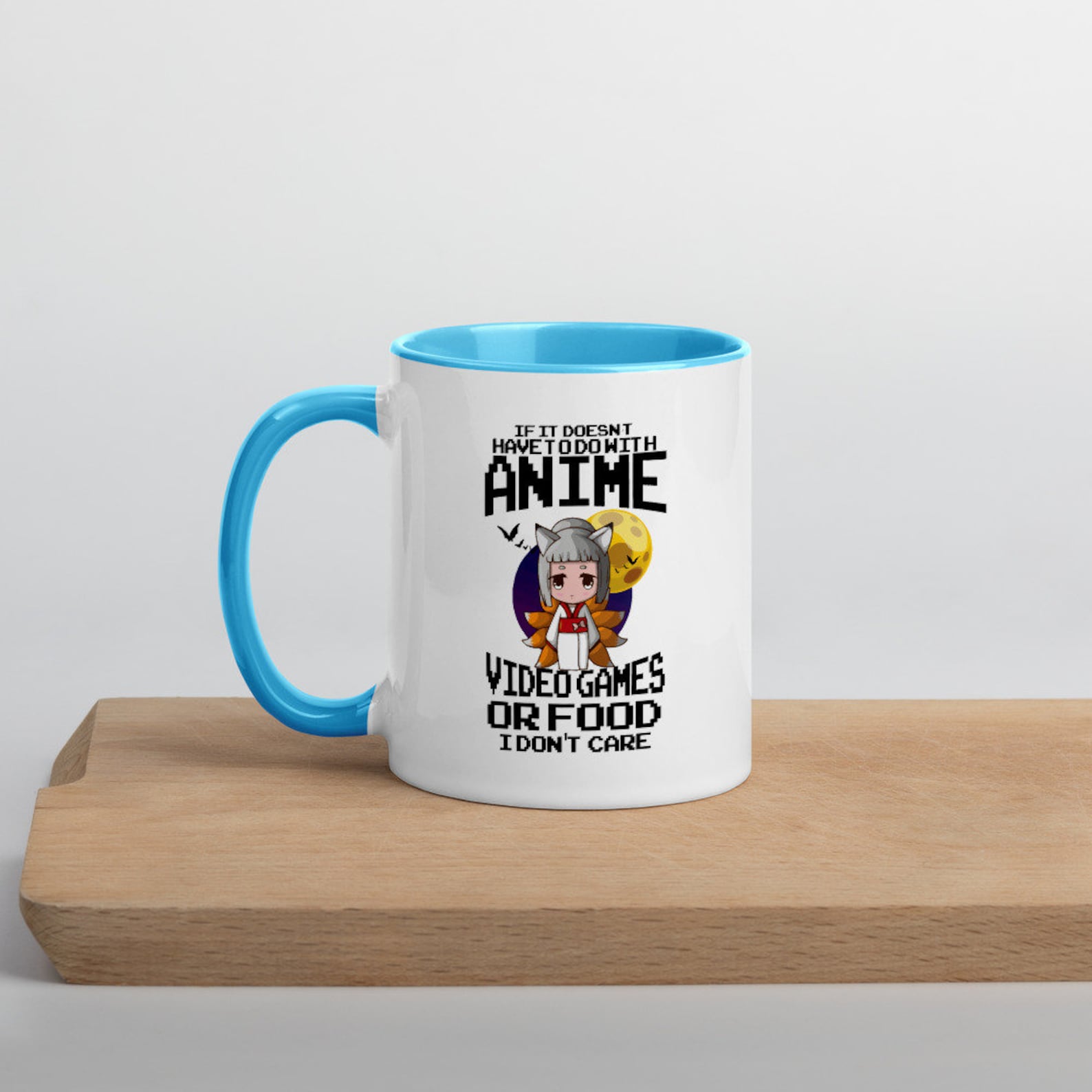 ANIME COFFEE MUG Funny Kawaii Cartoon Mug Anime Lover Gift Etsy España
