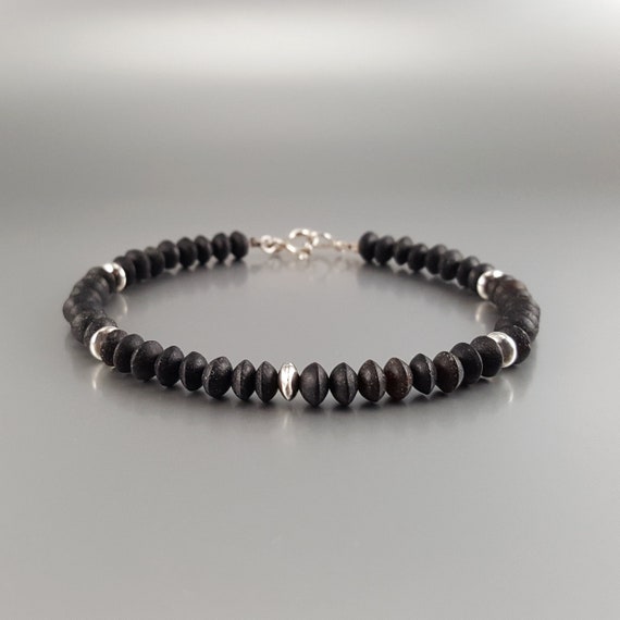 Onyx Gemstone Bracelet Gift For Her Anniversary Stone Etsy