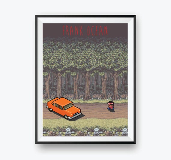 Frank Ocean Poster Nostalgia Ultra Alternative Cover Etsy