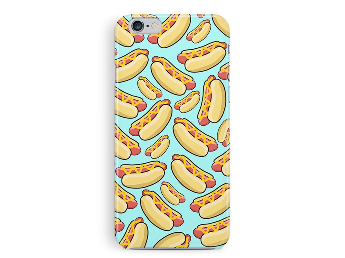 HOT DOG iPhone 6 Plus Case Hot Dog Phone case iPhone 6 Plus | Etsy