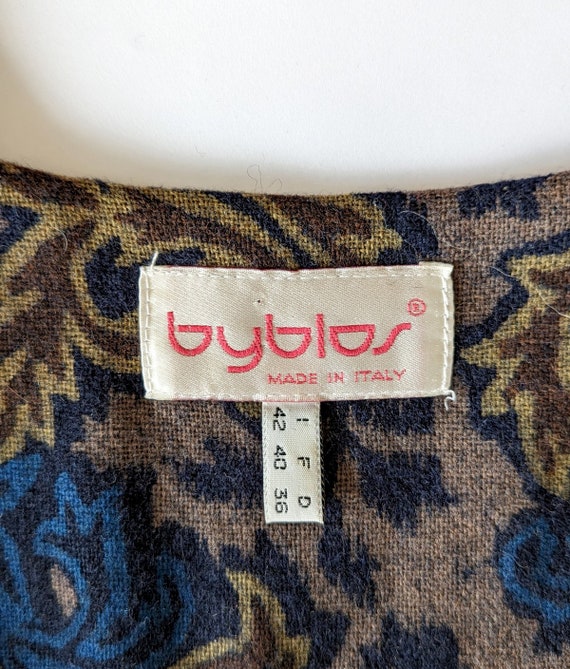 Byblos Oversize Vest in wool, vintage clothing 80s - image 7