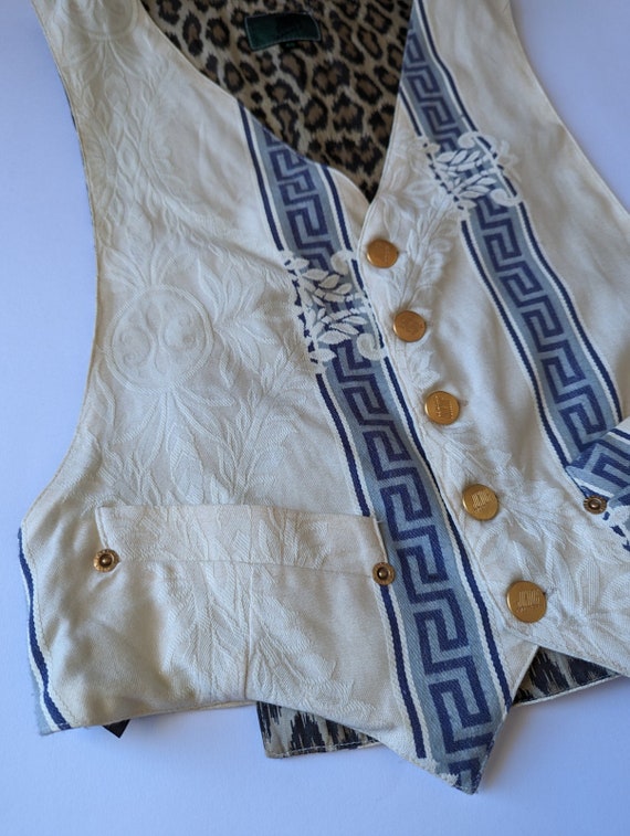 Junior Gaultier  Vest in cotton, geometric animal… - image 8
