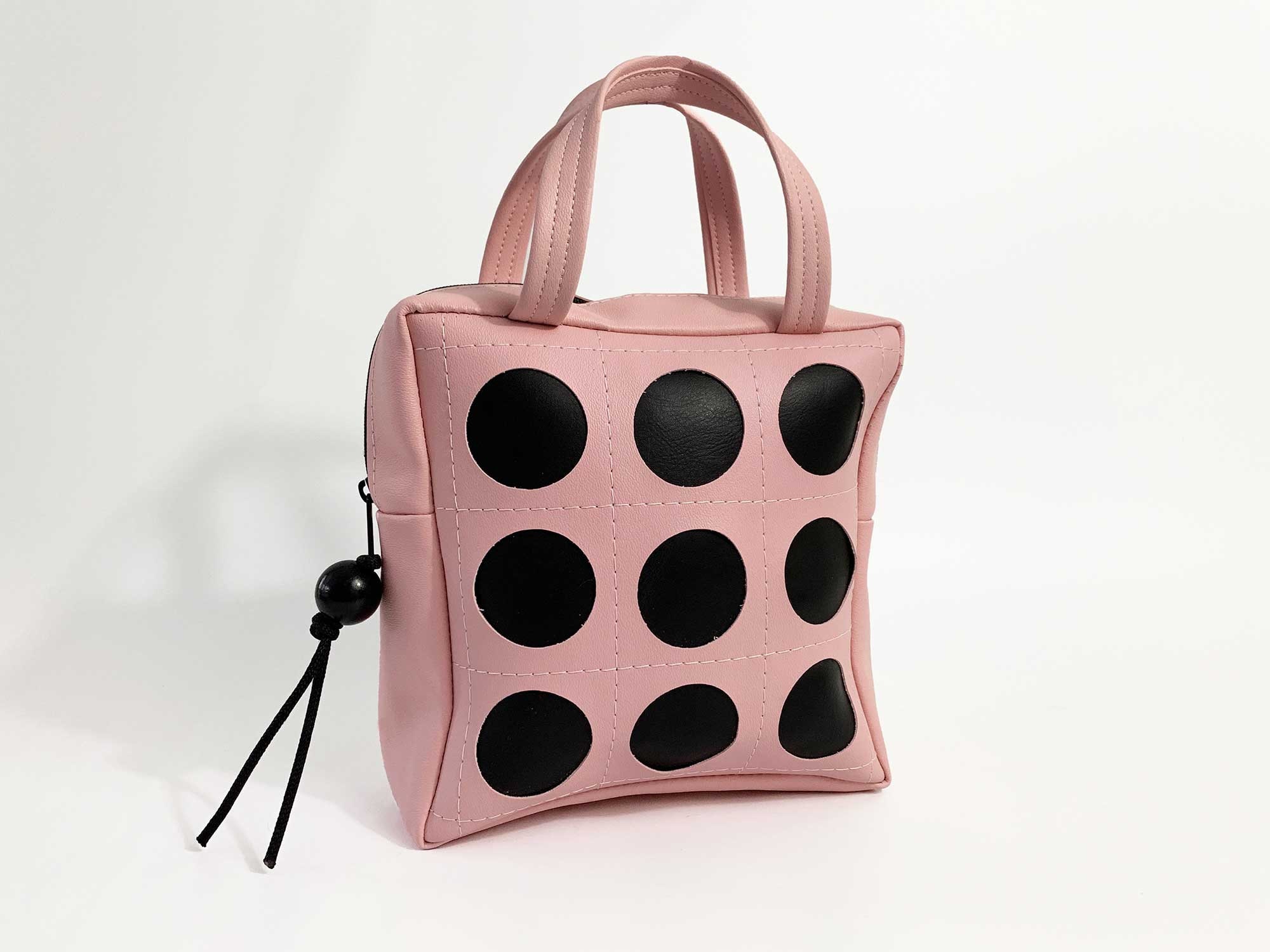 polka dot lunch tote