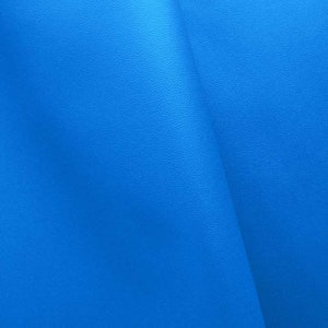 Royal Blue Vinyl Upholstery Décor Fabric By The Yard, Faux Leather 54 in wide