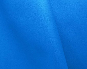 Royal Blue Vinyl Upholstery Décor Fabric By The Yard, Faux Leather 54 in wide