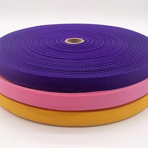 1 inch Lightweight Polypropylene Webbing By the Roll