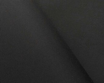 Black Imperial 70 Denier Nylon Fabric, 5 Yard Length, Heavy Weight PVC Coated, 58 in wide