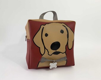 Toddler Dog Backpack: Little Packrats Milo the Rhodesian Ridgeback, Gift for Dog Lover