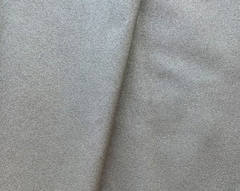 Alloy Gray Faux Leather Upholstery Fabric - 54" Wide