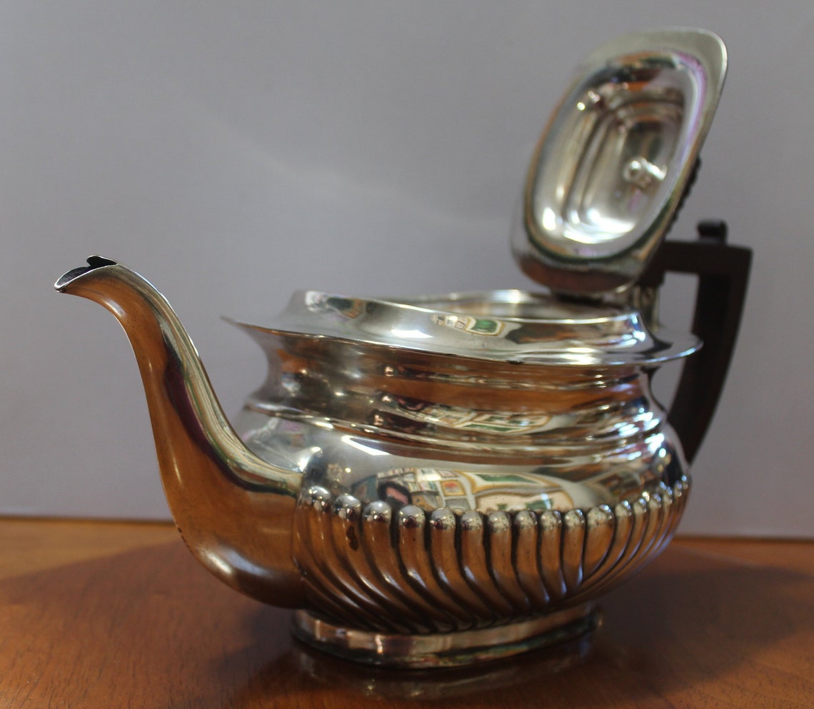 Antique English Silver Tea Set/Antique Art Deco English Silver Etsy