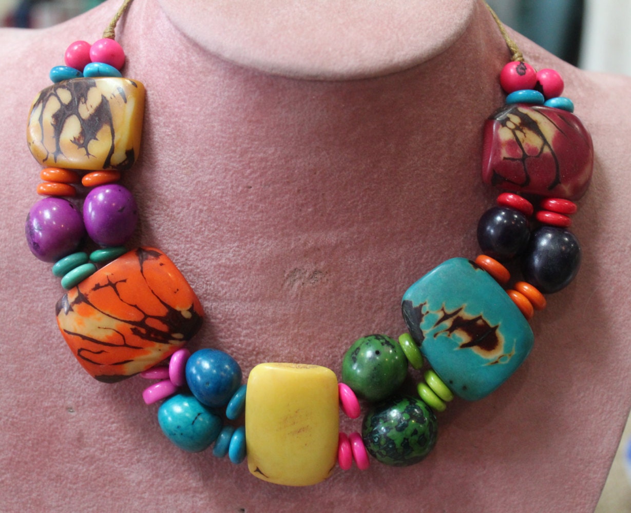 African Wooden Necklace/hand Designed and Crafted African - Etsy