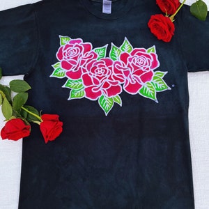 Medium Roses Batik Shirt