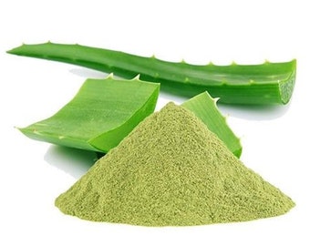 Organic Aloe Vera Leaf Powder, Natural Skincare Ingredient (200 gms)